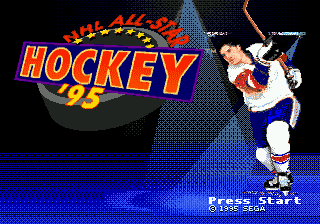 Заставка игры NHL All-Star Hockey '95
